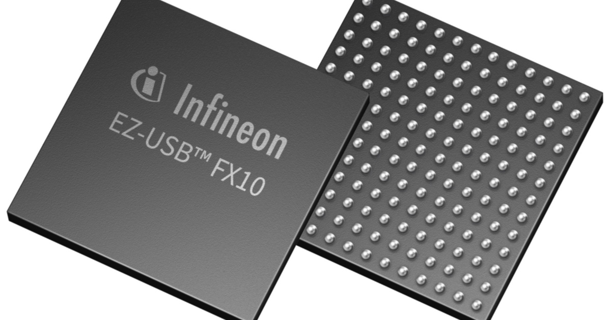 英飞凌推出业界首款USB 10 Gbps外设控制器 Infineon Technologies