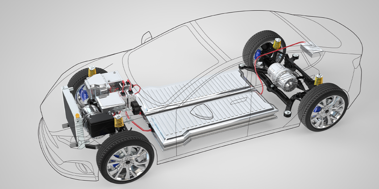 Electric vehicle (EV) drivetrain system Sustainable and high