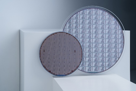  Chip production on 300 mm wafers is more efficient compared to 200 mm wafers, since the bigger wafer diameter offers 2.3 times more chips per wafer.