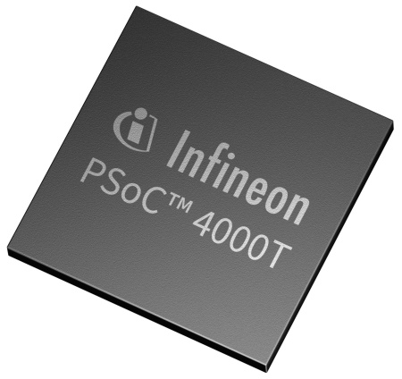 Infineon’s PSoC 4000T MCUs expand the PSoC 4 product family of Arm® Cortex®-M0+ based MCUs, featuring the company’s fifth generation high-performance CAPSENSE™ capacitive sensing technology. The current technology generation provides ten times higher SNR (signal-to-noise ratio) performance and ten times lower power consumption than previous generations and competing solutions.